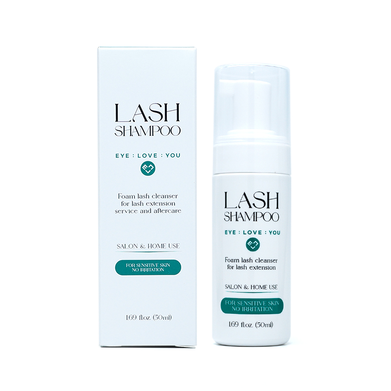 Eyelash Extension For No Eyelid - 50ml Wimperverlenging Shampoo Ooglid Schuimende Reiniger