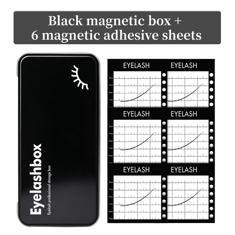 Lash Tray Organizer - Draagbare magnetische opbergdoos voor wimpers, ruimtebesparend