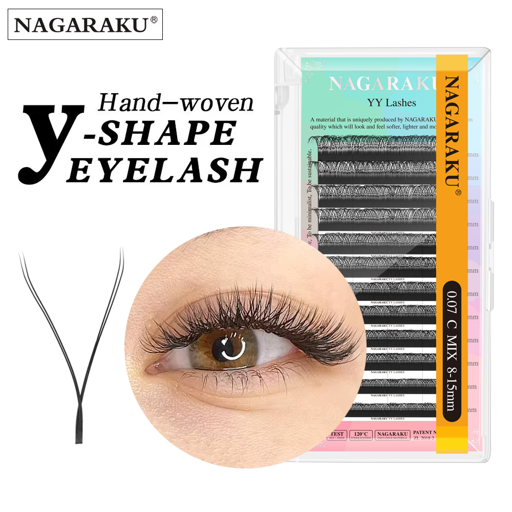 Lash Tray Organizer - NAGARAKU YY-vorm handgeweven premium wimperverlenging