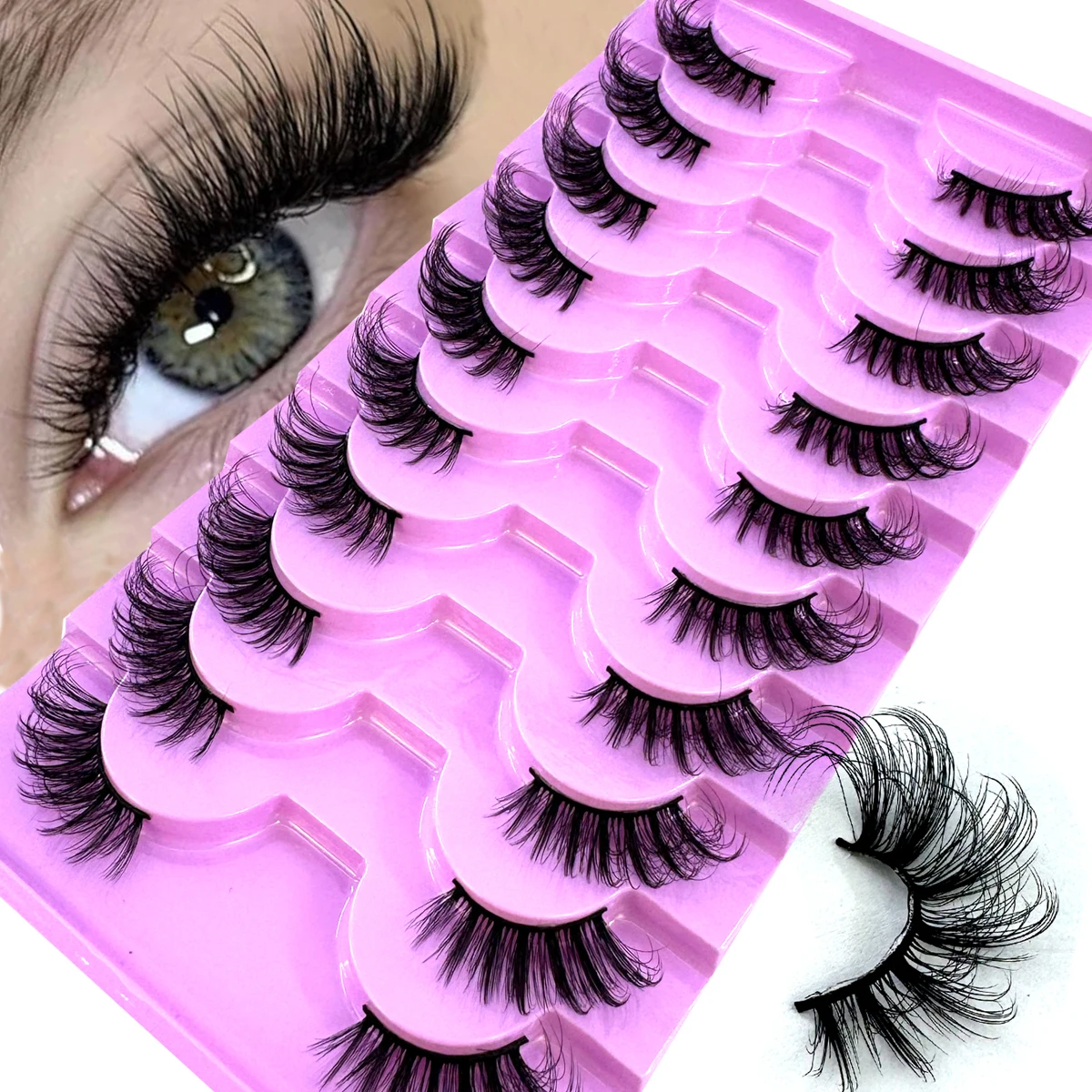 Eyelash Extension Cat Eye - AMSDCN nieuwe half-eye 10 paar natuurlijke