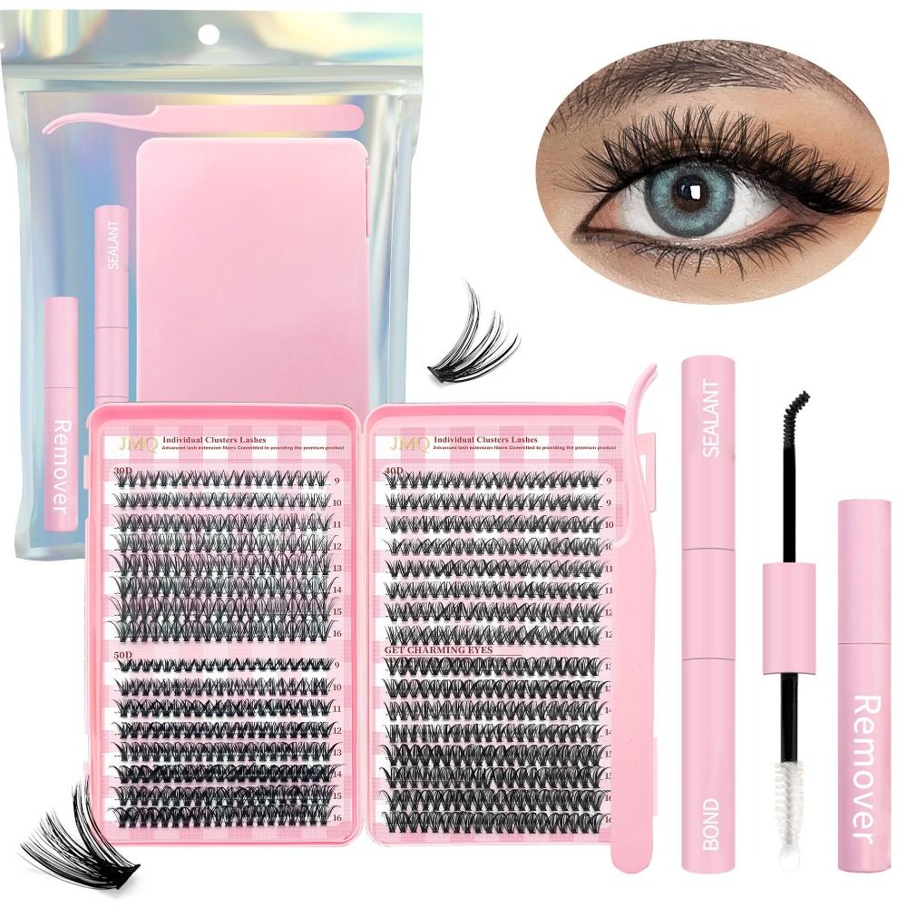 Faux Mink Lash - 9-16mm Lange Kunstwimpers 3D Volume Pluizige