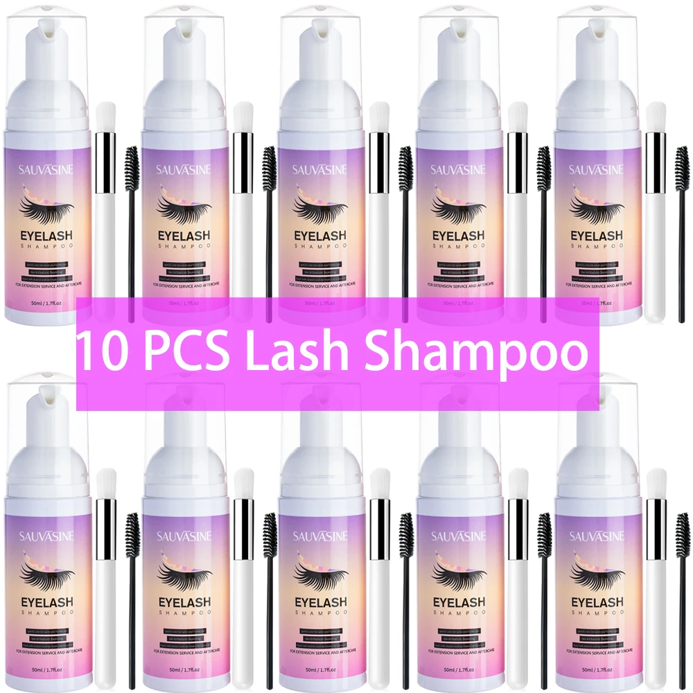 Eyelash Extension Wash - 5/10PCS 50ML Wimperverlenging Shampoo Schuim Mousse
