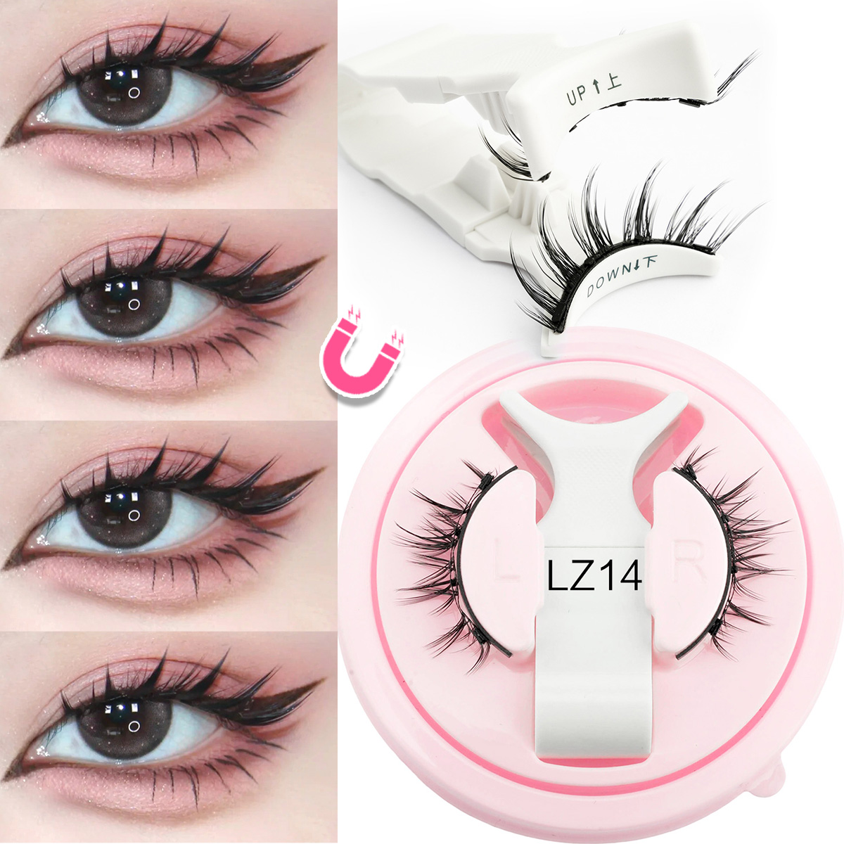Faux Mink Lash - Nieuwe 1 paar magnetische wimpers handgemaakte