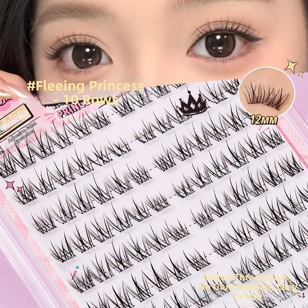Eyelash Extension No 11 - 80 Clusters 11-12MM Zelfklevende Nepwimpers Natuurlijke