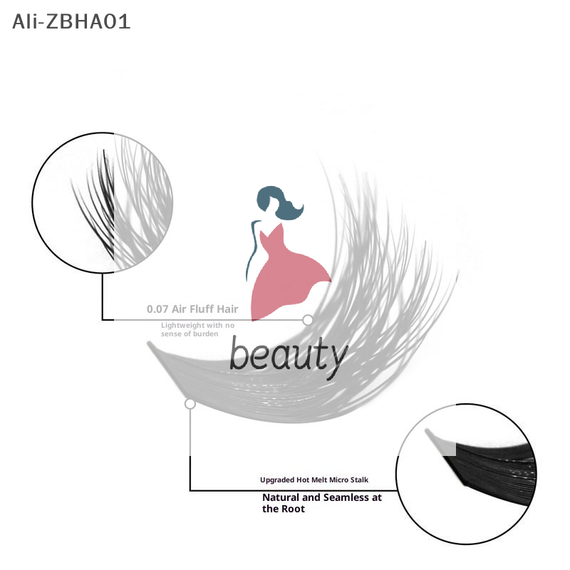Faux Mink Lash - 3D Faux Mink Wimperextensions, Pluizige Wimperverlenging,