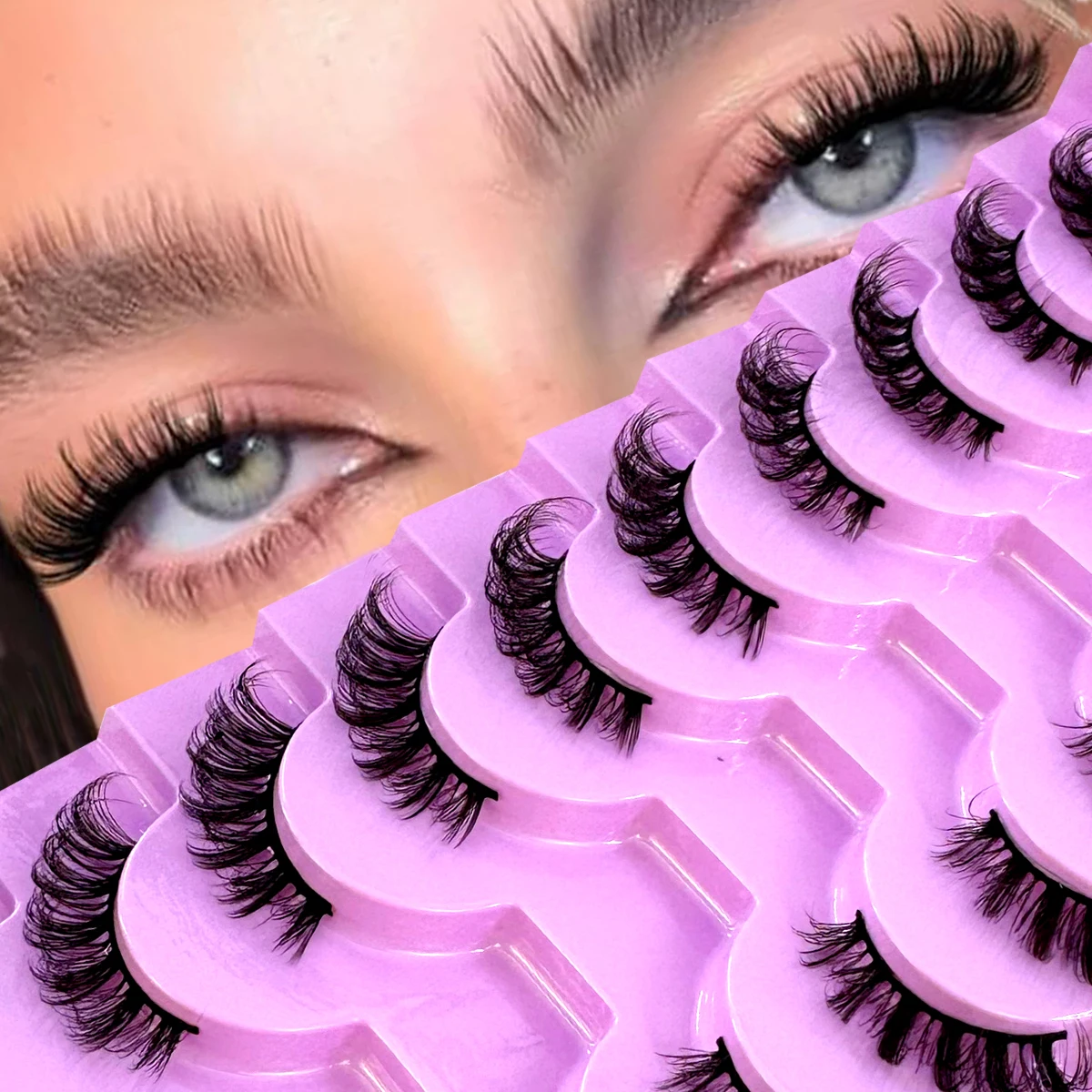AMSDCN nieuwe half-eye 10 paar - Eyelash Extension Cat Eye recensie en prijs