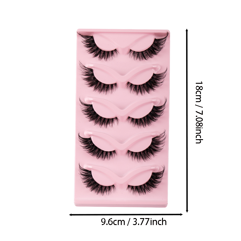 5 Pairs Cat Eye Wimpers Faux N - Eyelash Extension Cat Eye recensie en prijs
