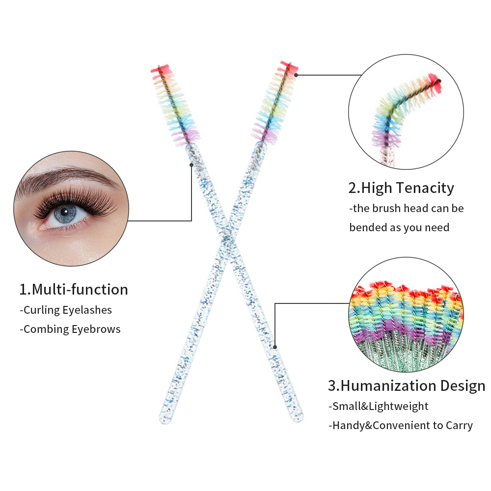 50 STKS Regenboogkristal Wimpe - Eyelash Extension Remover At Home recensie en prijs