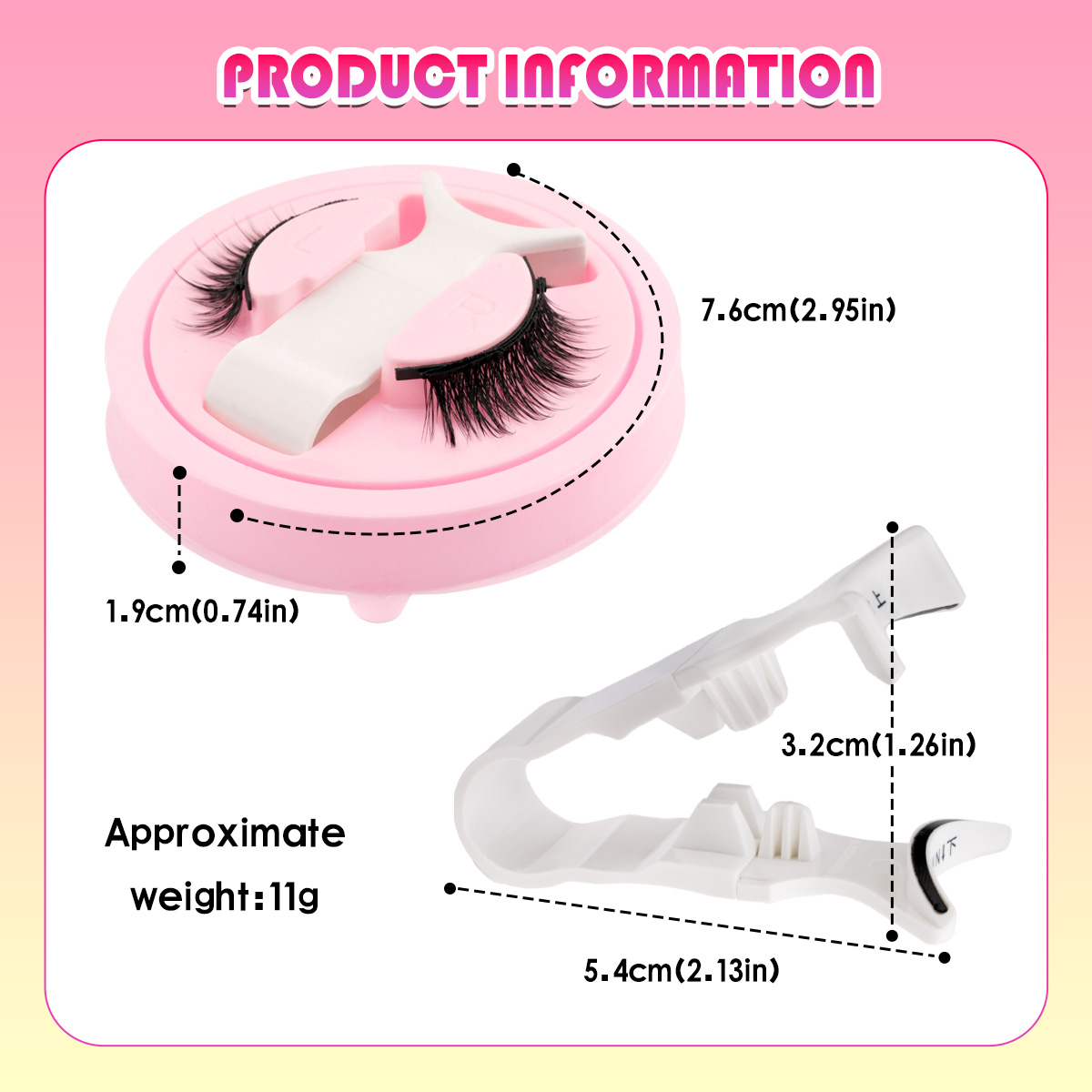 Nieuwe 1 paar magnetische wimp - Faux Mink Lash recensie en prijs