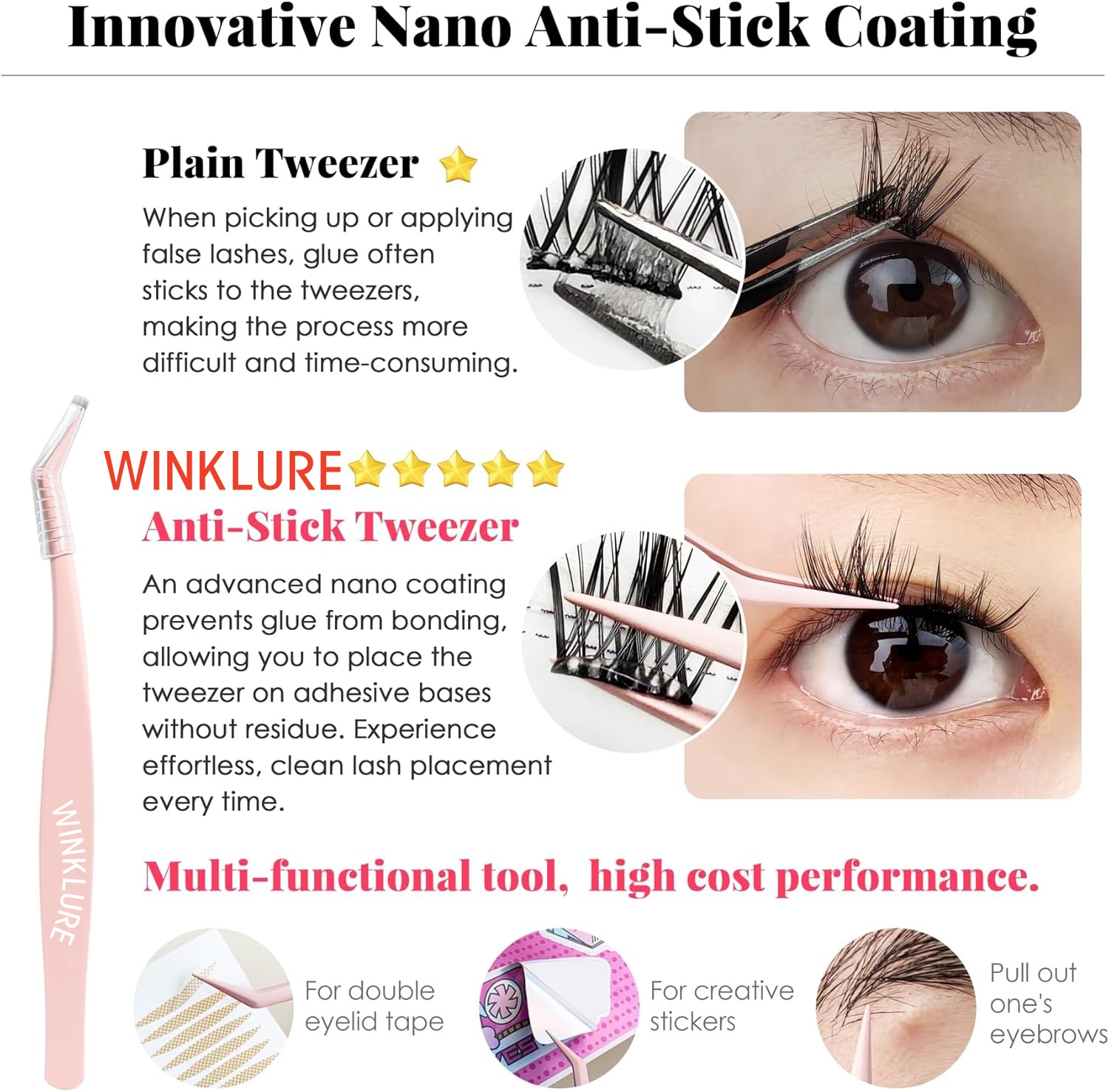 WINKLURE Zelfklevende Kunstwim - Eyelash Extension Cat Eye recensie en prijs